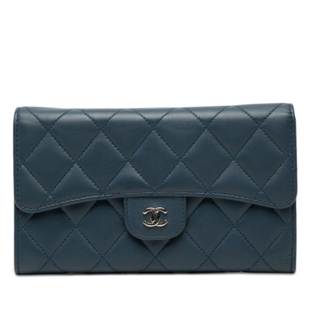 Chanel Matelasse Lambskin Long Wallet